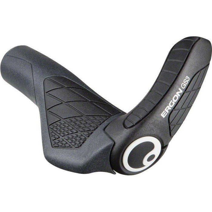 Ergon GS3 Grips - Lock-On Ergonomic Mountain Bike Handlebar Grips with Wing Support Bicycle Grips