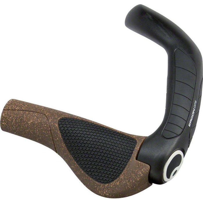 Ergon GP5 BioKork Grips - Lock-On Ergonomic Bicycle Handlebar Grips with BioKork Comfort Bicycle Grips