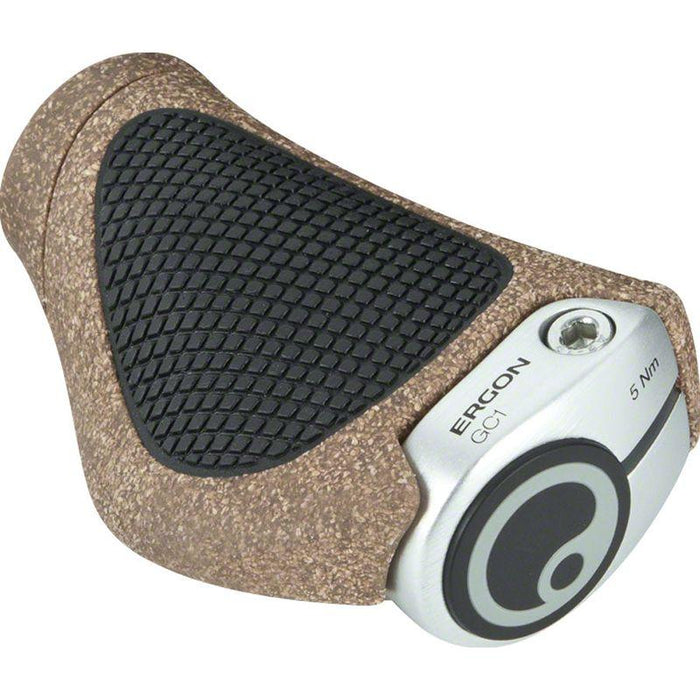 Ergon BioKork Ergonomic Lock-On Bicycle Handlebar Grips for Comfort & Reduced Fatigue Bicycle Grips