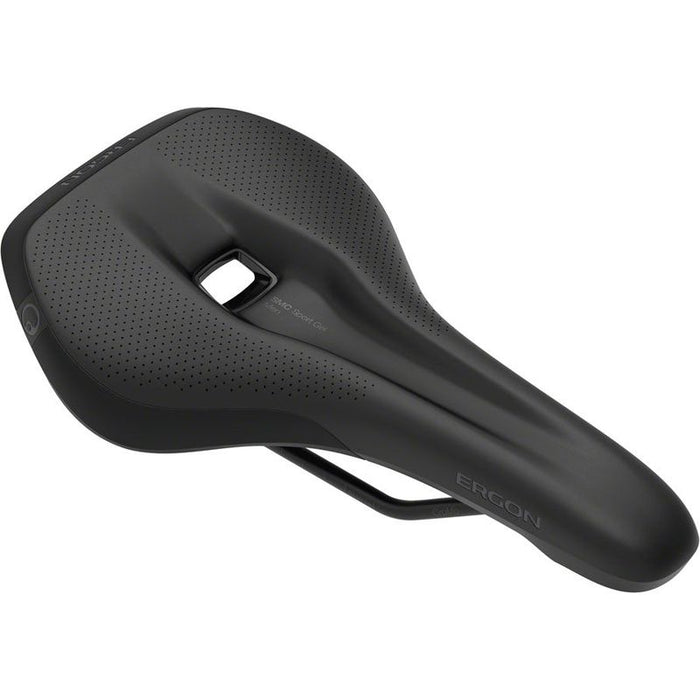 Ergon SMC Sport Gel Saddle - Stealth Men's Performance Cycling Comfort Saddle Bicycle Saddles