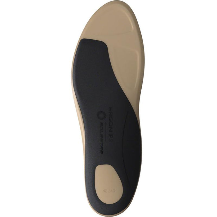 Ergon IP Tour Solestar Cycling Insoles - Performance Footbed for Road & MTB Bicycle Shoe Accessories