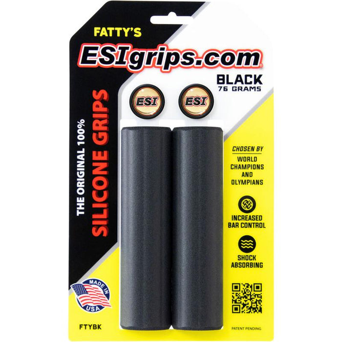 ESI Fatty's Grips - Black Bicycle Grips