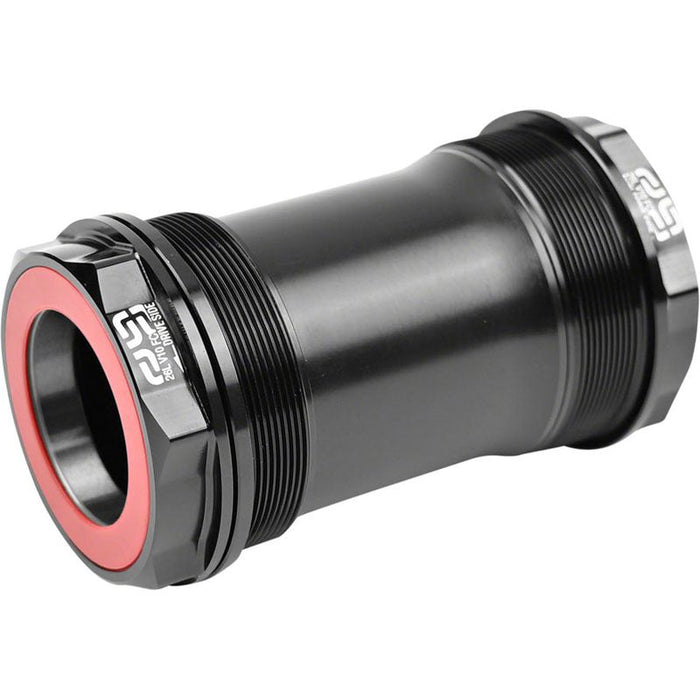 e*thirteen T47 Threaded Bottom Bracket - 68/73mm For 30mm Spindle Black