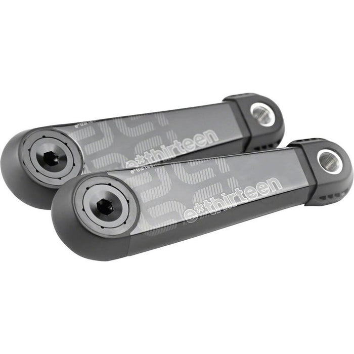 e*thirteen e*spec Race Carbon ebike Crank Arm Set - 165mm Brose S Mag Fazua Ride 50 with Self Extractor Black Carbon Fiber