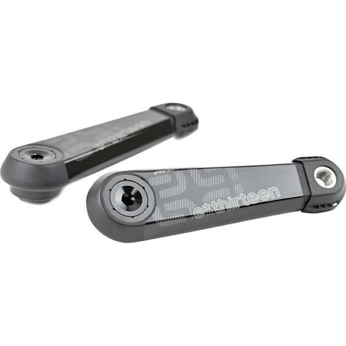 e*thirteen e*spec Race Carbon ebike Crank Arm Set - 165mm Brose S Mag Fazua Ride 50 with Self Extractor Black Carbon Fiber
