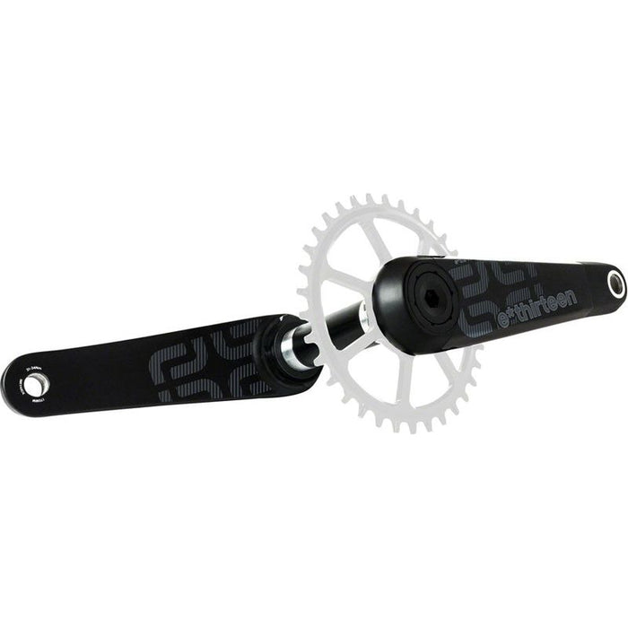 e*thirteen TRS Race Carbon Crankset - 175mm 73mm 30mm Spindle with e-thirteen P3 Connect Interface Black