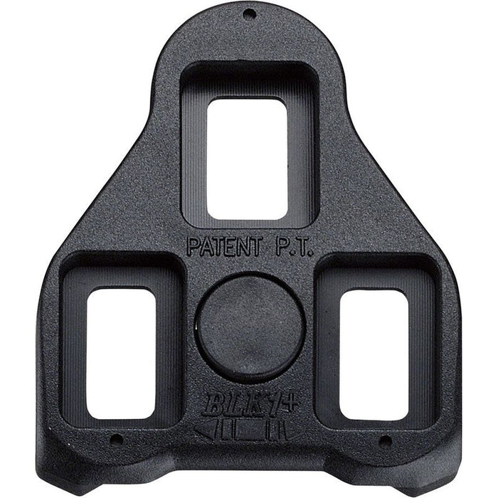 Exustar BLK 1 Look Delta Cleats Fixed Black Bicycle Cleats