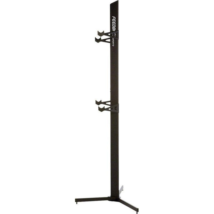 Feedback Sports Velo Cache Display Stand - 2-Bike Free-Standing Black