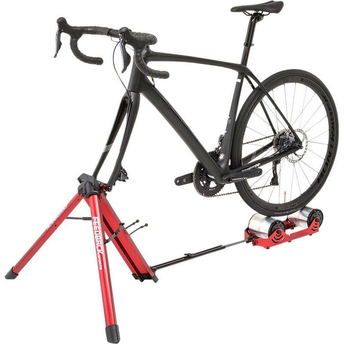 Feedback Sports Omnium Over-Drive Rear Wheel Trainer - Fork Mount Progressive Resistance Red