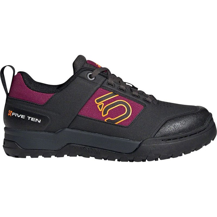 Five Ten Impact Pro Flat Shoes - Women's Core Black / Signal Orange / Power Berry 8.5