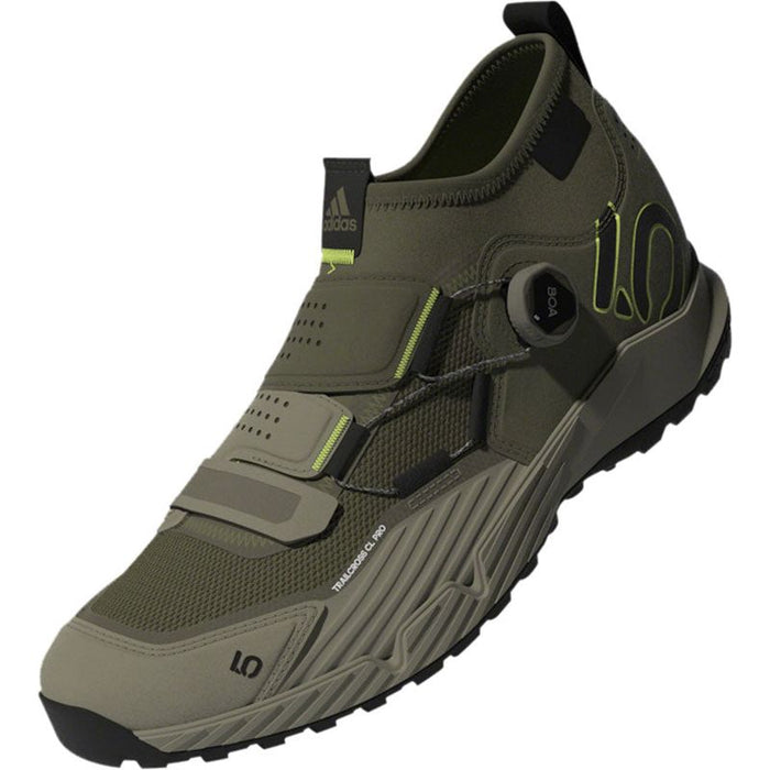 Five Ten Trailcross Pro Mountain Clipless Shoes - Men's Green/Black/Green 7