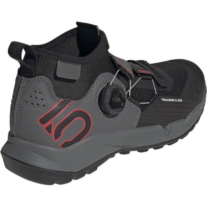 Five Ten Trailcross Pro Mountain Clipless Shoes - Women's Gray/Black/Red 5