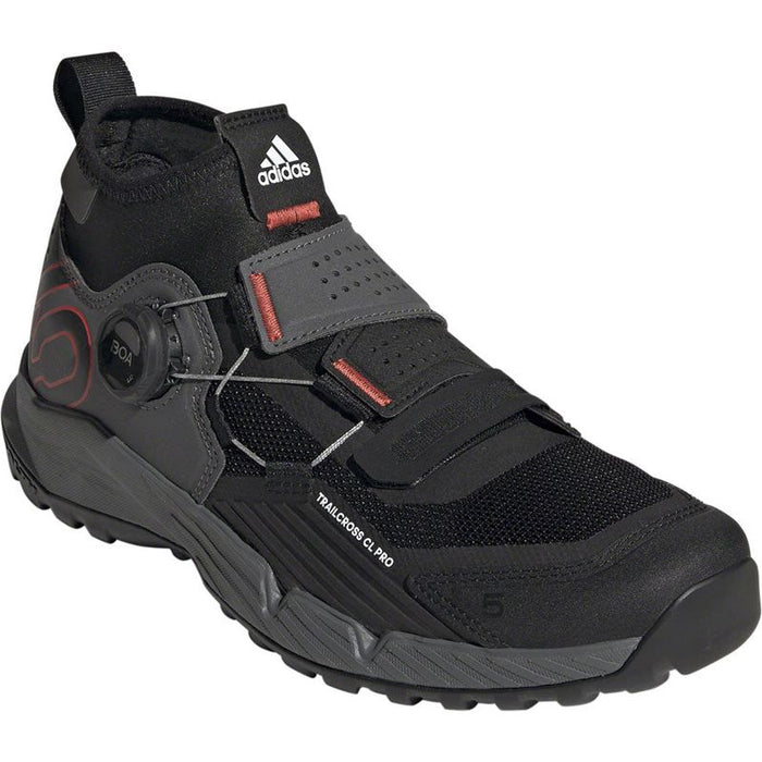 Five Ten Trailcross Pro Mountain Clipless Shoes - Women's Gray/Black/Red 5.5