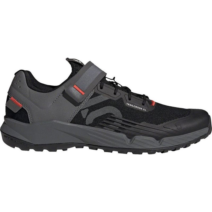 Five Ten Trailcross Mountain Clipless Shoes - Men's Core Black/Gray Three/Red 12