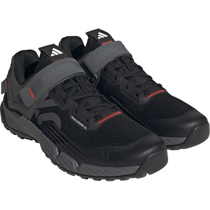 Five Ten Trailcross Mountain Clipless Shoes - Men's Core Black/Gray Three/Red 14