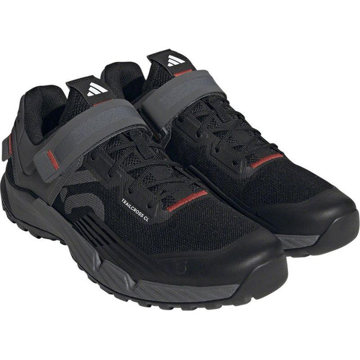 Five Ten Trailcross Mountain Clipless Shoes - Men's Core Black/Gray Three/Red 8.5