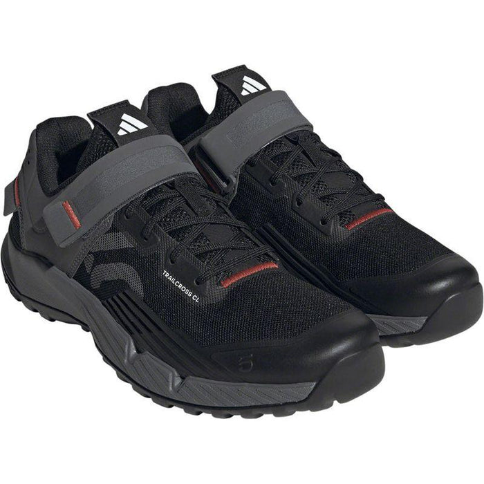 Five Ten Trailcross Mountain Clipless Shoes - Women's Core Black/Gray Three/Red 7