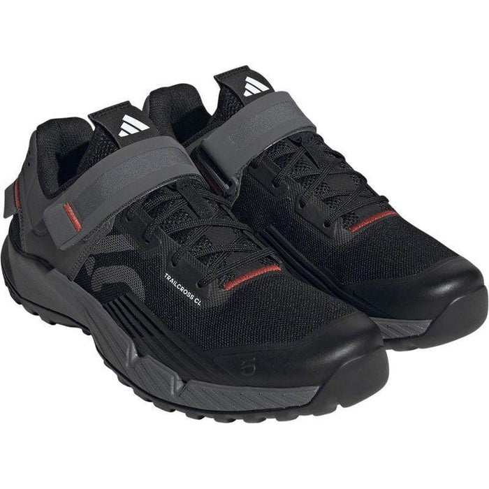 Five Ten Trailcross Mountain Clipless Shoes - Women's Core Black/Gray Three/Red 8