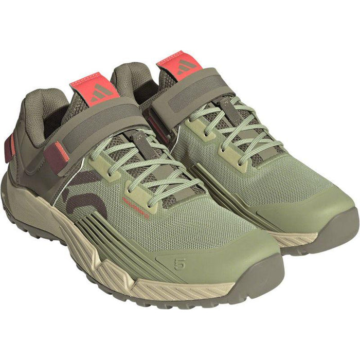 Five Ten Trailcross Mountain Clipless Shoes - Women's Magic Lime/Quiet Crimson/Orbit Green 6