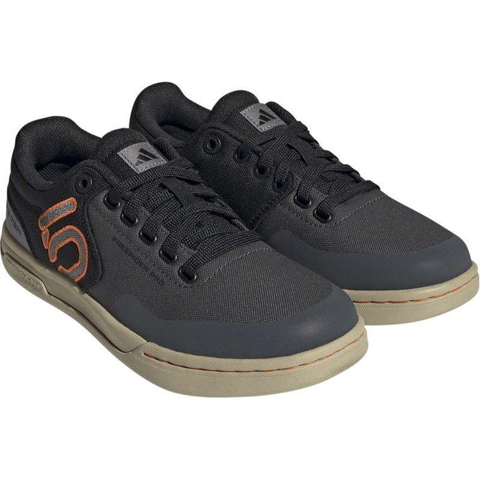 Five Ten Freerider Pro Canvas Flat Shoes - Women's Gray Six/Gray Four/Impact Orange 9