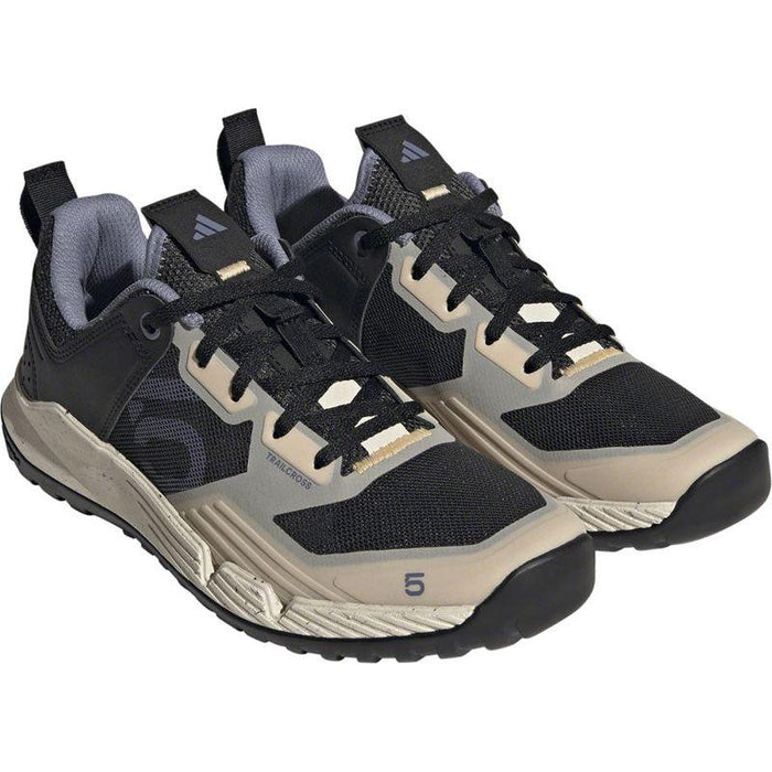 Five Ten Trailcross XT Flat Shoes - Womens Gray Six/Silver Violet/Acid Orange 5.5