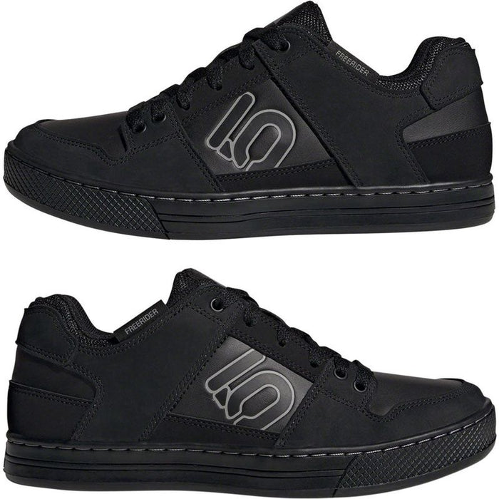 Five Ten Freerider DLX Flat Shoes Mens Core Black/Core Black/Grey Three Bicycle Shoes