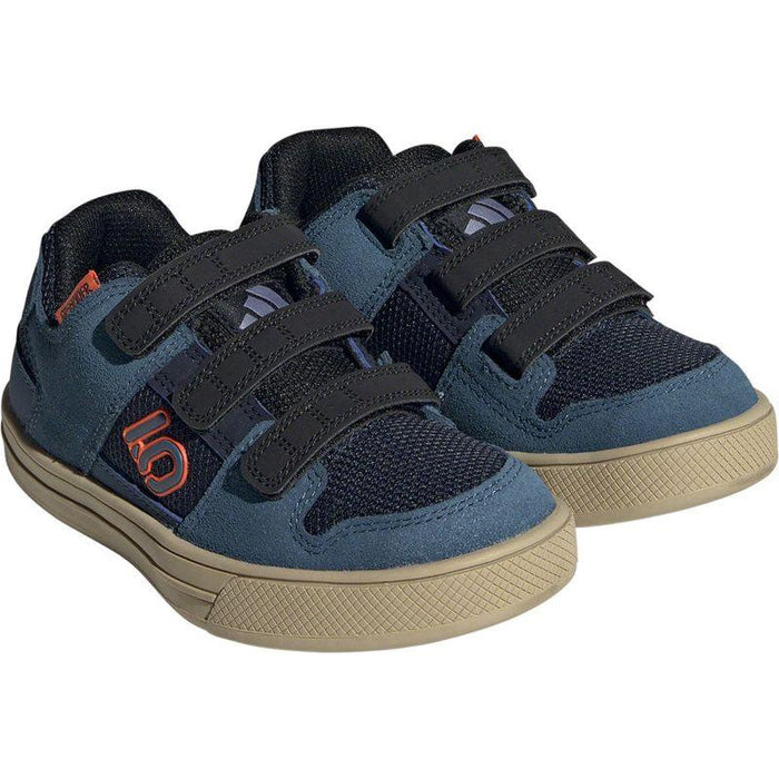 Five Ten Freerider Kid's VCS Flat Shoes - Youth Legend Ink/Wonder Steel/Impact Orange 1K