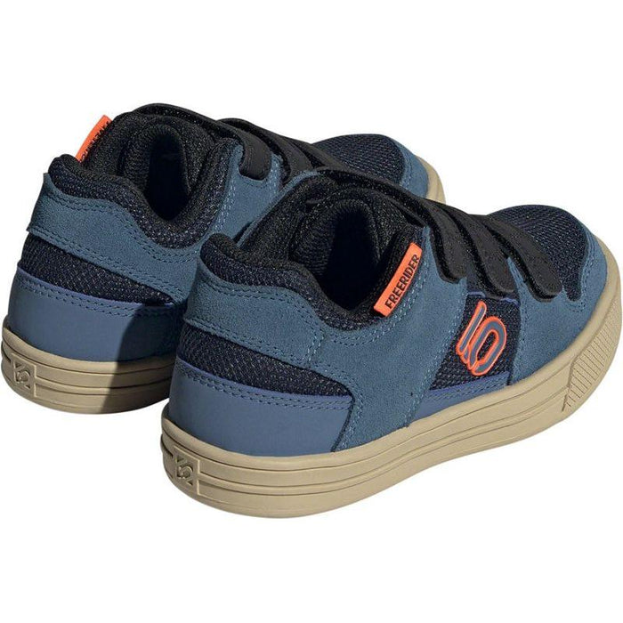 Five Ten Freerider Kid's VCS Flat Shoes - Youth Legend Ink/Wonder Steel/Impact Orange 4.5K