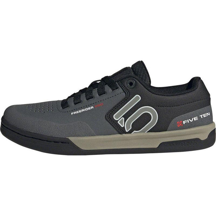 Five Ten Freerider Pro Flat Shoes - Men's Gray Six/Silver Pebble/Core Black 10.5