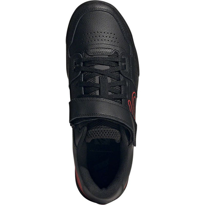 Five Ten Hellcat Mountain Clipless Shoes - Men's Core Black/Red/FTWR White 7