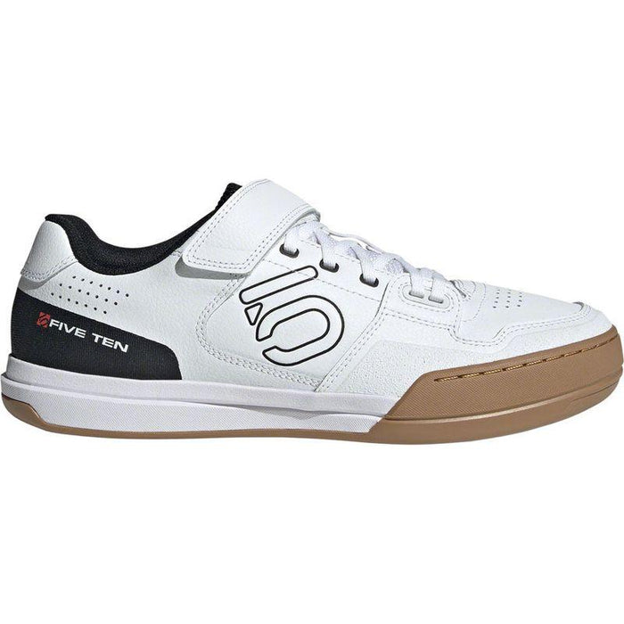 Five Ten Hellcat Mountain Clipless Shoes - Men's FTWR White/Core Black/Red 7.5