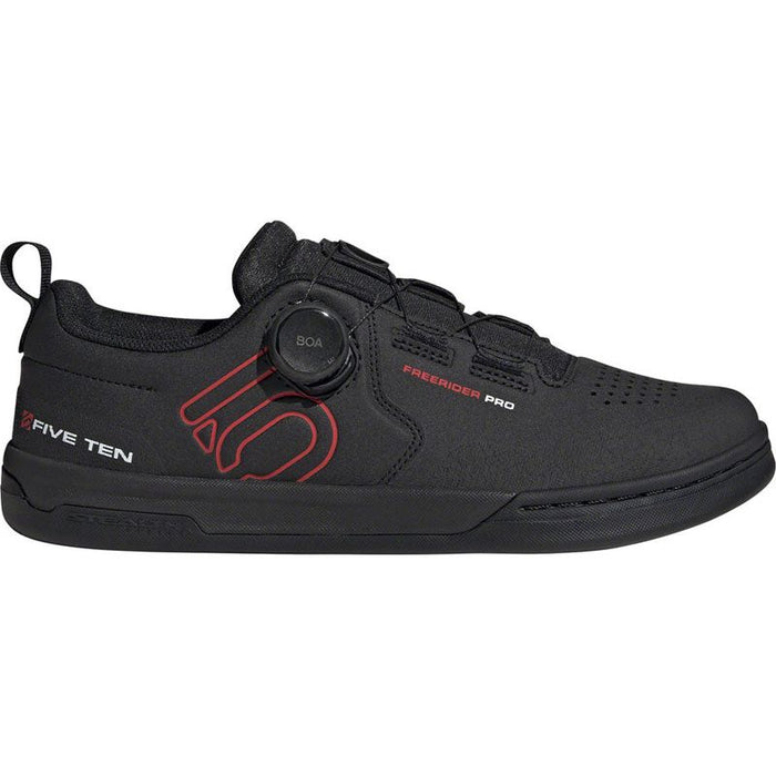 Five Ten Freerider Pro BOA Flat Shoes - Men's Core Black/Red/FTWR White 15