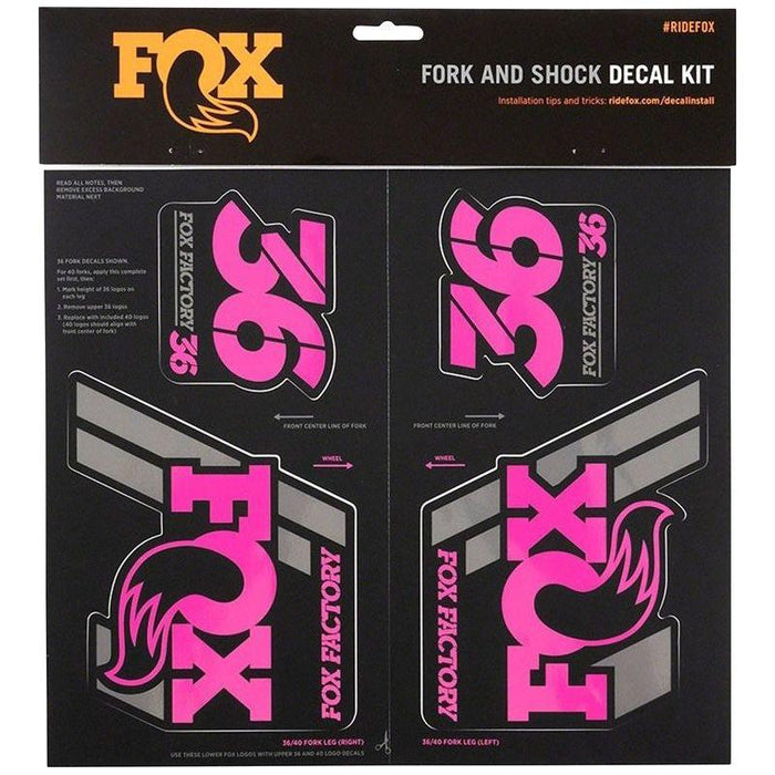 FOX Racing Heritage Decal Kit Bicycle Stickers