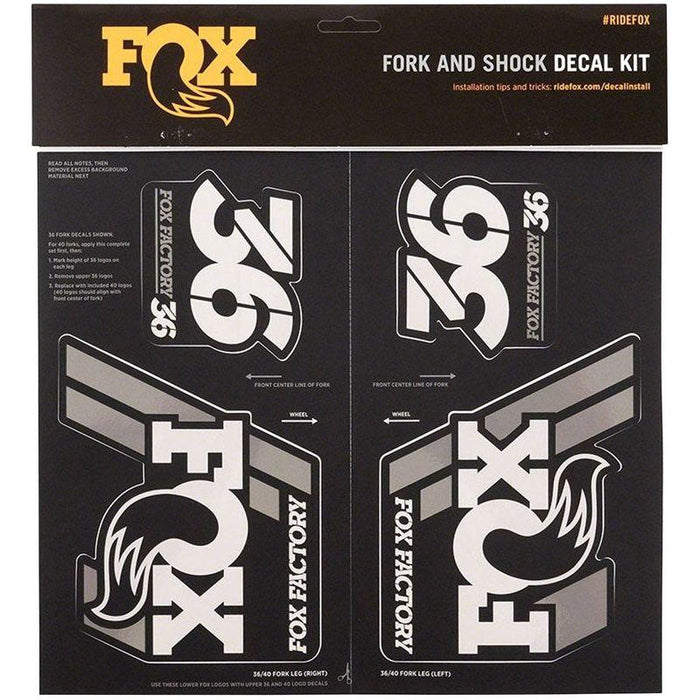 FOX Racing Heritage Decal Kit Bicycle Stickers