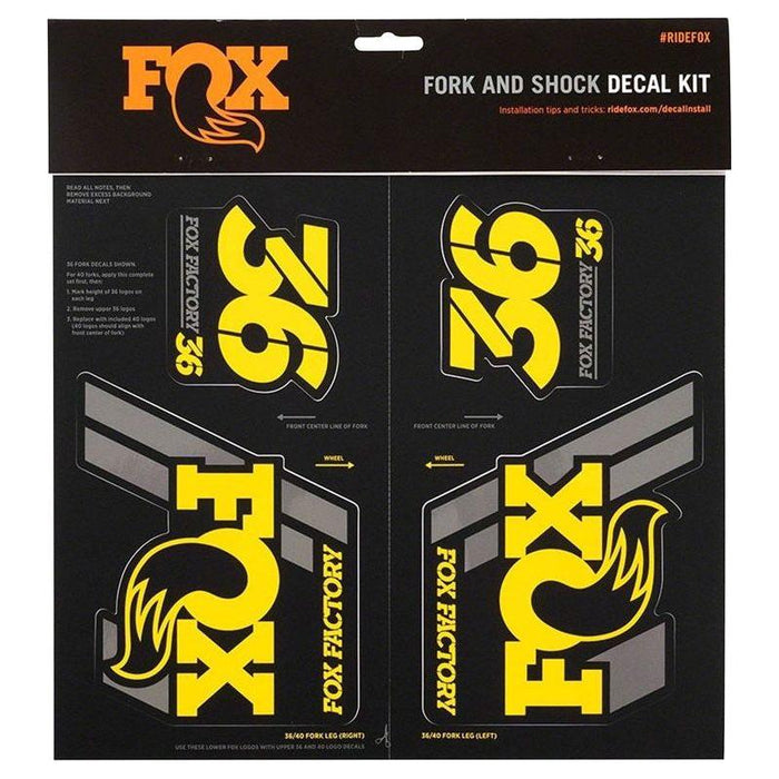 FOX Racing Heritage Decal Kit Bicycle Stickers