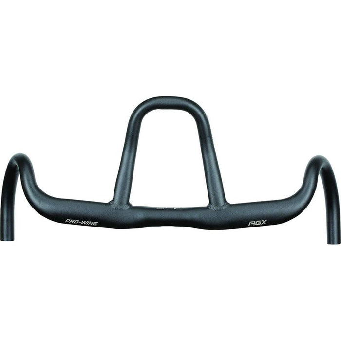 Full Speed Ahead Pro-Wing AGX Drop Handlebar - Aluminum 31.8mm 46cm Black