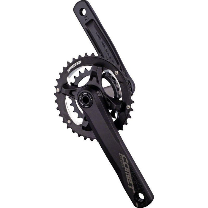 Full Speed Ahead Comet MegaExo Modular 2x Crankset - 175mm 11-Speed 36/22t 96/68mm BCD MegaExo Spindle Interface Black