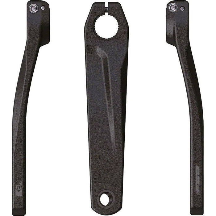 Full Speed Ahead CK-752 Shimano STEPS Ebike Crank Arm Setet - 170mm Fits Shimano Hollowtech II Black