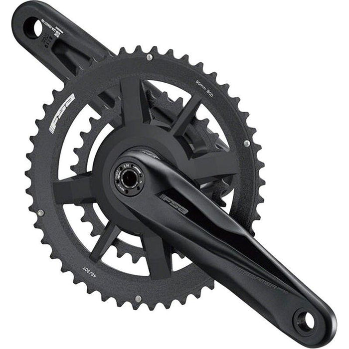 Full Speed Ahead Gossamer Pro AGX 2x Crankset - 175mm 11-Speed 46/30t DM/90 BCD 24mm MegaExo Spindle N11 Black