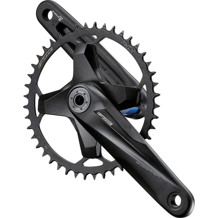 Full Speed Ahead Gossamer Pro Modular AGX 1x Crankset - 165mm 11/12-Speed 42t 120mm BCD 386 EVO Spindle Interface Black