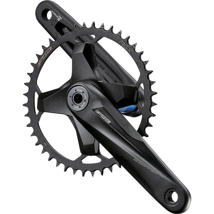 Full Speed Ahead Gossamer Pro Modular AGX 1x Crankset - 172.5mm 11/12-Speed 42t 120mm BCD 386 EVO Spindle Interface Black