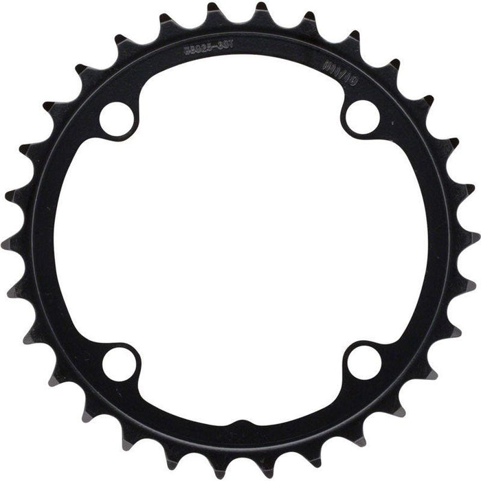 Full Speed Ahead Omega/Vero Pro Steel Road Double Chainring - 30t 90 BCD Steel N-11 Black