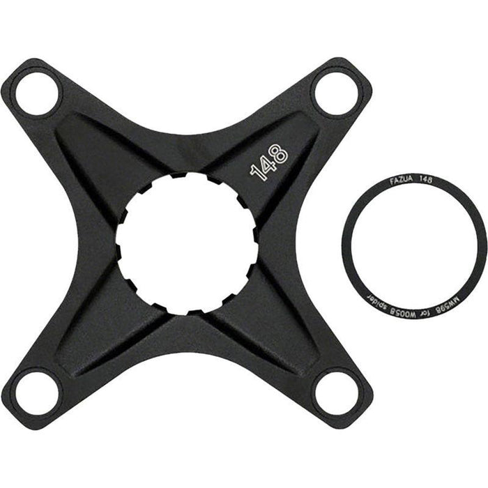 Full Speed Ahead Ebike Crank Spider - FAZUA RIDE 50 104mm BCD Boost 52mm Chainline Black