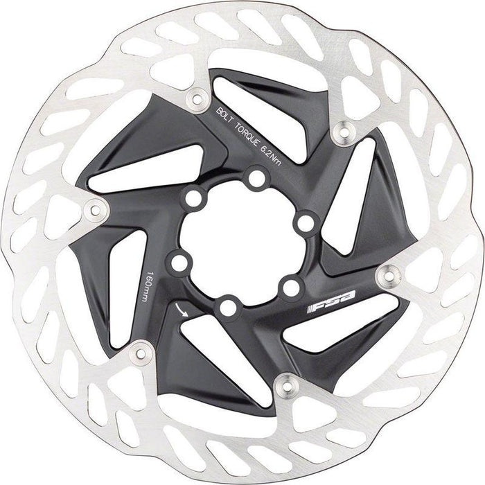 Full Speed Ahead K-Force WE Disc Brake Rotor - 160mm 6-Bolt Silver