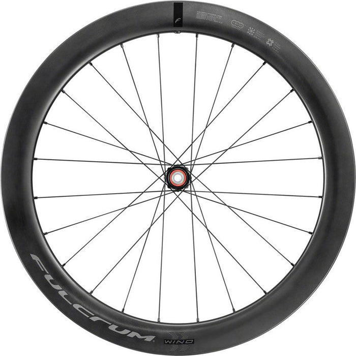 Fulcrum WIND 57 Front Wheel - 700 12 x 100mm Center-Lock Black