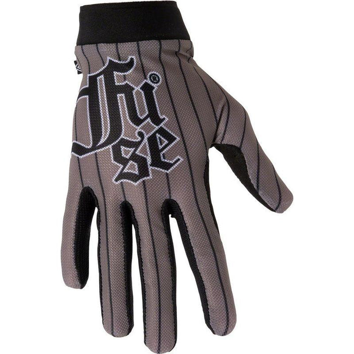 FUSE Omega Gloves - Ballpark Full Finger Silver/Black X-Large