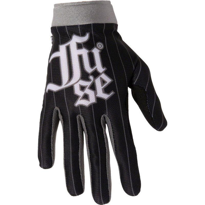 FUSE Omega Gloves - Ballpark Full Finger Black/Silver Small