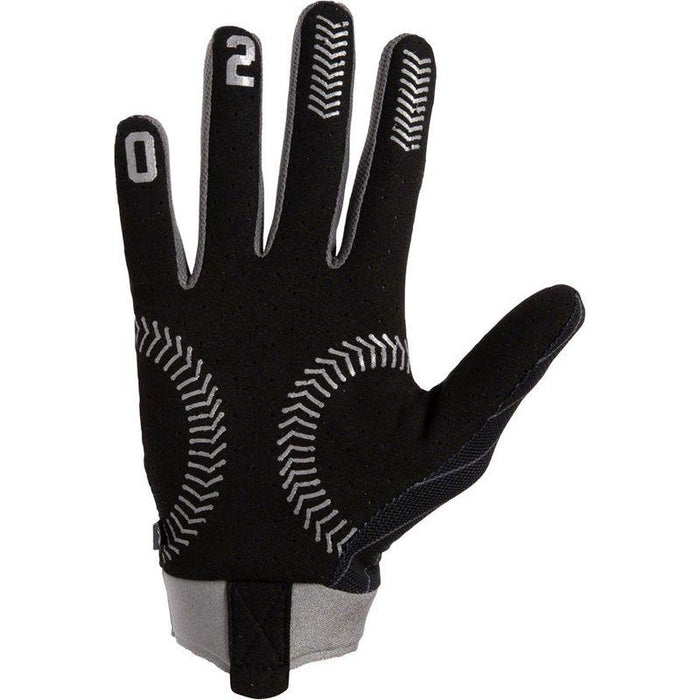 FUSE Omega Gloves - Ballpark Full Finger Black/Silver Small