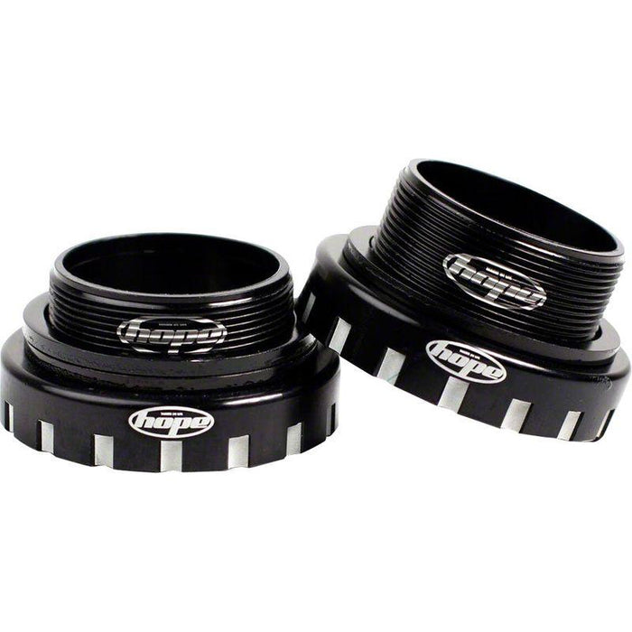 Hope BSA30 Threaded Bottom Bracket - 68/73/83/100/120mm For 30mm Spindle Stainless Black