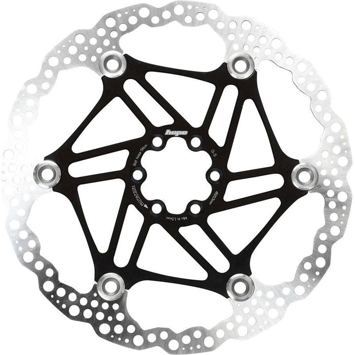 Hope Floating Disc Brake Rotor - 203mm 6-Bolt Black